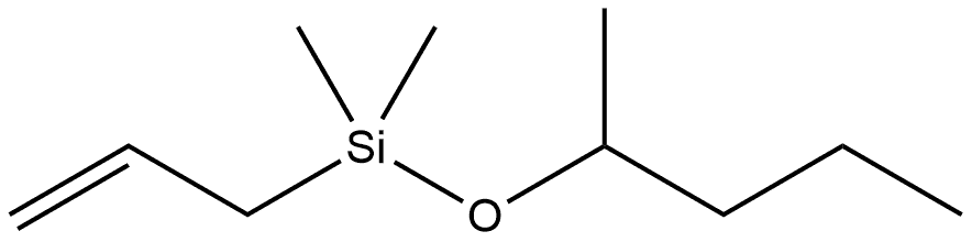 Silane, dimethyl(1-?methylbutoxy)?-?2-?propen-?1-?yl- Struktur