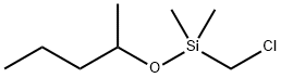 Silane, (chloromethyl)?dimethyl(1-?methylbutoxy)?- Struktur