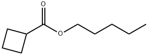 Cyclobutanecarboxylic acid pentyl ester Struktur