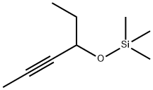 Silane, [(1-?ethyl-?2-?butyn-?1-?yl)?oxy]?trimethyl- Struktur