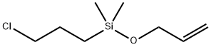 Silane, (3-?chloropropyl)?dimethyl(2-?propen-?1-?yloxy)?- Struktur