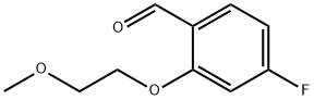 4-fluoro-2-(2-methoxyethoxy)benzaldehyde Struktur