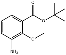 tert-Butyl 3-amino-2-methoxybenzoate Struktur