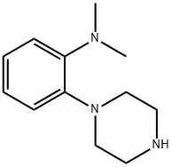 N,N-dimethyl-2-(piperazin-1-yl)aniline Struktur