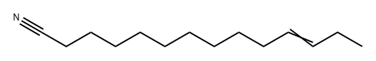 11-Tetradecenenitrile Struktur