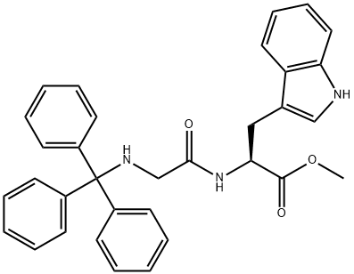 Tryptophan, N-(N-tritylglycyl)-, methyl ester (6CI,7CI)