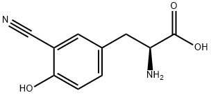 L-Tyrosine, 3-cyano- Struktur