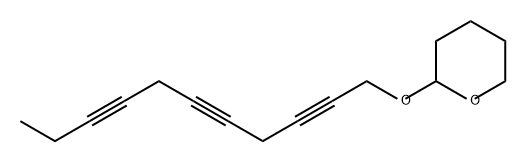 2H-Pyran, tetrahydro-2-(2,5,8-undecatriyn-1-yloxy)- Struktur