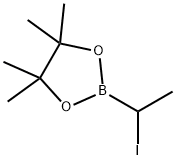 1,3,2-Dioxaborolane, 2-(1-iodoethyl)-4,4,5,5-tetramethyl- Struktur