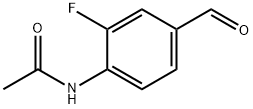 Acetamide, N-(2-fluoro-4-formylphenyl)- Struktur