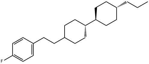 trans,trans-1-(4-Fluorphenyl)-2-(4'-n-propyl-1,1'-bicyclohex-4-yl)ethane (eccp-3f) Struktur