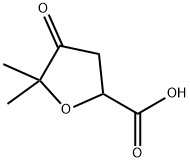 2-Furancarboxylic acid, tetrahydro-5,5-dimethyl-4-oxo- Struktur