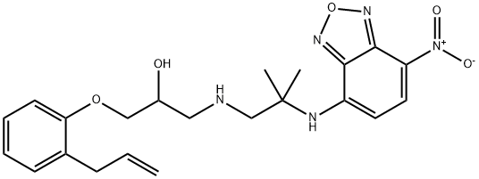 alprenolol-NBD Struktur