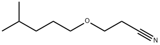 3-[(4-methylpentyl)oxy]propanenitrile Struktur