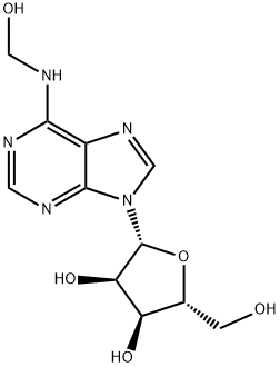 N(6)-hydroxymethyladenosine Struktur