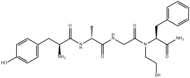 enkephalin, Ala(2)-cysteamine(5)- Struktur