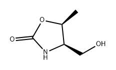 2-Oxazolidinone, 4-(hydroxymethyl)-5-methyl-, cis- (9CI) Structure