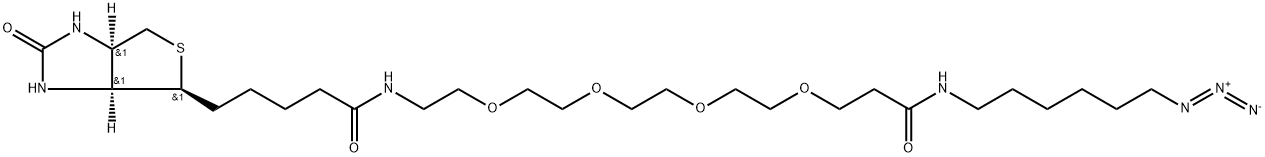 Biotin-PEG4-Amide-C6-Azide 結(jié)構(gòu)式