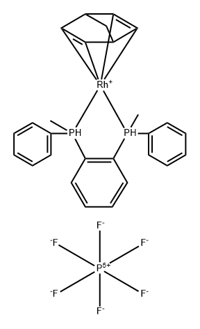 (R,R)-(-)-[NBDRHDIPHOS] HEXAFLUOROPHOSPHATE, COMPLEX WITH ACETONE Struktur