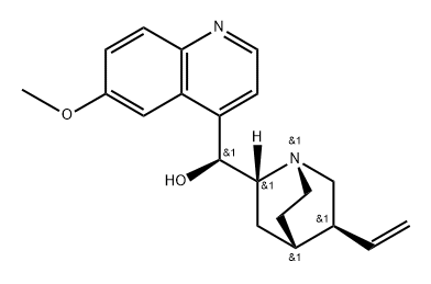 Cinchonan-9-ol, 6'-methoxy-, (3α,9S)- Struktur