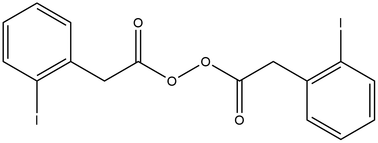 Peroxide, bis[(o-iodophenyl)acetyl] (6CI) Struktur