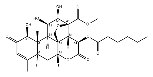 bruceanol B Struktur