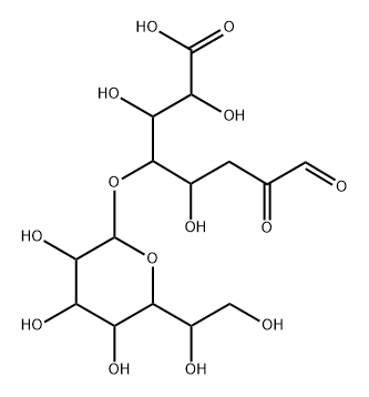 heptosyl-2-keto-3-deoxyoctonate Struktur