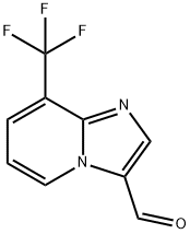 8-(trifluoromethyl)imidazo[1,2-a]pyridine-3-carbaldehyde Struktur