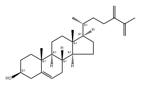 ergosta-5,24(28),25-trien-3-ol Struktur