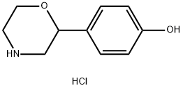 Phenol, 4-(2-morpholinyl)-, hydrochloride Struktur