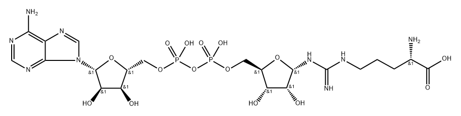 alpha-ADP-ribosylarginine Struktur