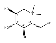 N,N-dimethyldeoxynojirimycin Struktur