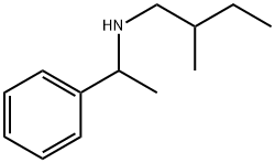 Benzenemethanamine, α-methyl-N-(2-methylbutyl)- Struktur