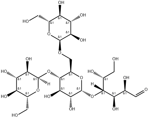 6(2)-alpha-glucosylmaltotriose Struktur