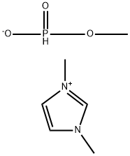 1,3‐DIMETHYLIMIDAZOLIUM METHYLPHOSPHONATE Struktur