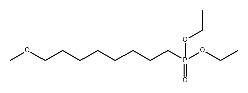 m-PEG1-C6-phosphonic acid ethyl ester Struktur