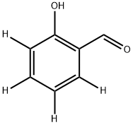 Benzaldehyde-2,3,4,5-d4, 6-hydroxy- Struktur