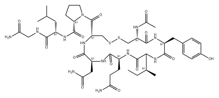 N-acetyloxytocin Struktur