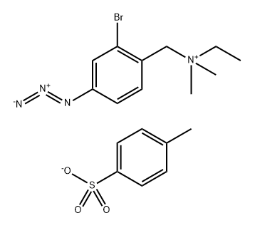 4-azidobretylium tosylate Struktur