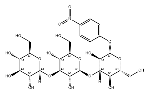 4-Nitrophenyl b-laminaritrioside Struktur