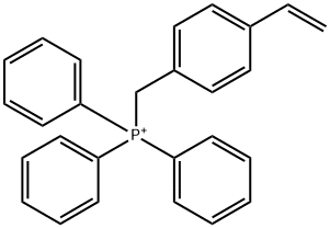 (4-ethenylphenyl)methyl]triphenylphosphonium chloride Struktur