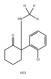 KetaMine-D3 hydrochloride Struktur