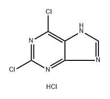 9H-Purine, 2,6-dichloro-, hydrochloride (1:1) Struktur