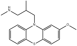 10H-Phenothiazine-10-propanamine, 2-methoxy-N,β-dimethyl- Struktur