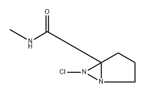 1,6-Diazabicyclo[3.1.0]hexane-5-carboxamide,6-chloro-N-methyl-,(1-alpha-,5-alpha-,6-bta-)-(9CI) Struktur