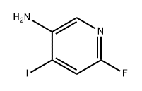 6-Fluoro-4-iodo-pyridin-3-ylamine Struktur