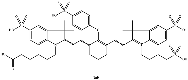 800CW acid (IRDye 800CW acid equivalent) Struktur