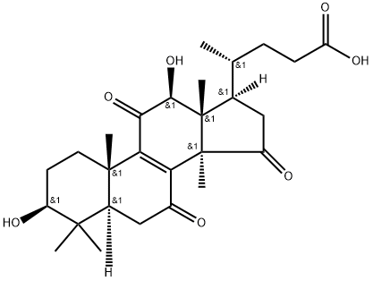 Lucidenic acid L Struktur