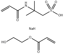 HYDROXYETHYL ACRYLATE/SODIUM ACRYLOYLDIMETHYL TAURATE COPOLYMER  Struktur