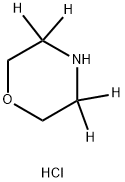 Morpholine-3,3,5,5-d4, hydrochloride (1:1) Struktur